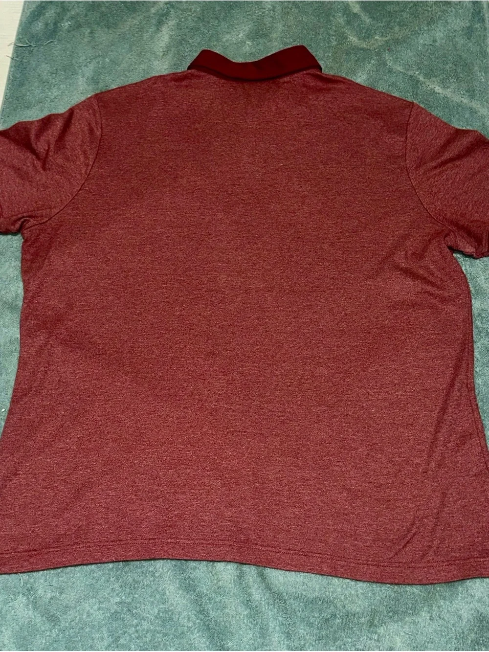 Banana republic Men's Red Heather Polo Shirt